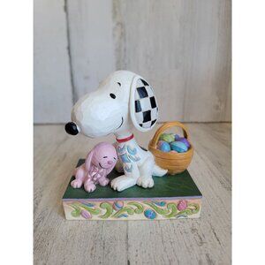 Jim Shore Easter surprises 6007938 Snoopy spring eggs Enesco